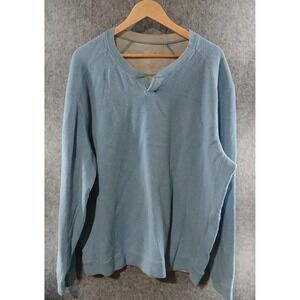 Tommy Bahama Mens Crewneck Pullover Long‎ Sleeve Sweatshirt Casual Comfy Blue